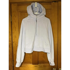 Lululemon Light Blue Women's Hoodie Sweatshirt
